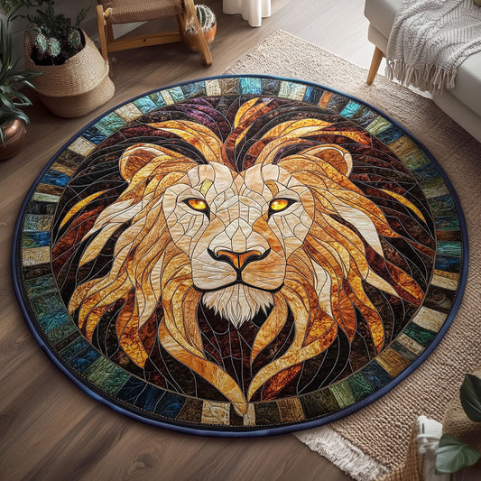 Lion King WX1005027CL Quilted Round Mat