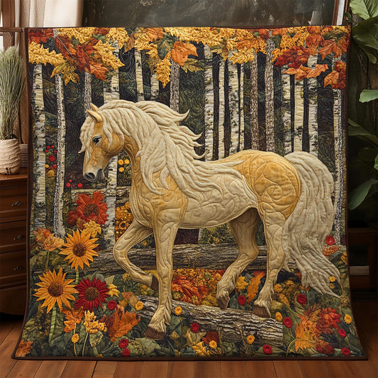 Autumn Horse WX1306001CL Quilt