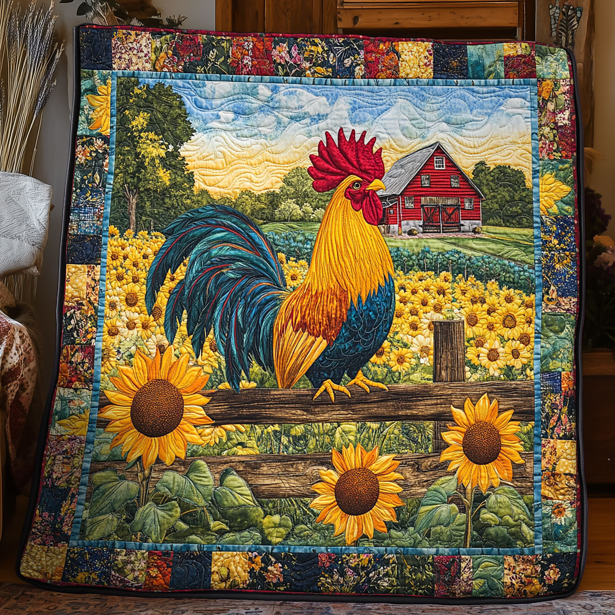 Morning Rooster WX0805026CL Quilt
