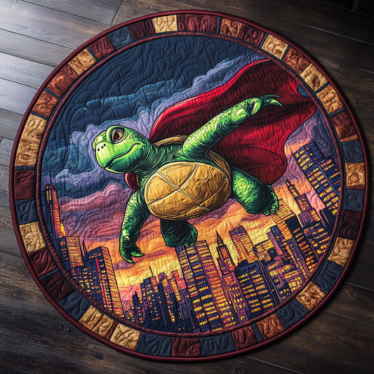 Hero Turtle CM2905001CL Quilted Round Mat
