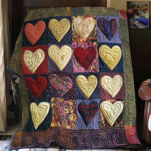 Heart Valentine WY0301045CL Quilt