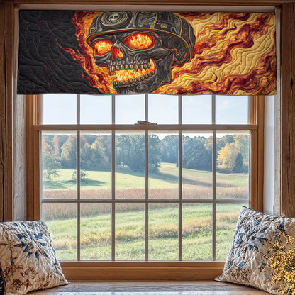 Skull Welder WX2205052CL Quilted Valance
