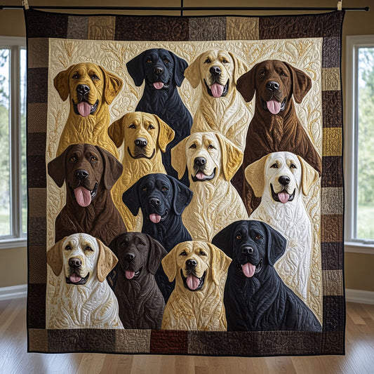 Snuggle Labrador CW0512027CL Quilt