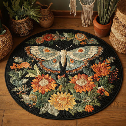 Nocturne In Petals WY0804051CL Quilted Round Mat