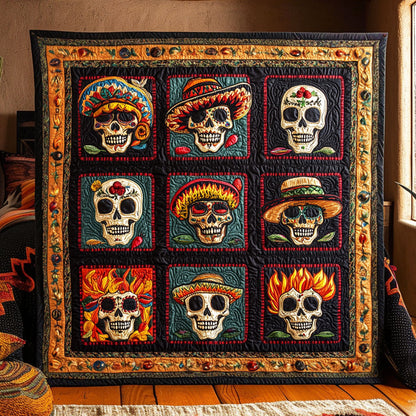 Midnight Skull WN0609062CL Quilt