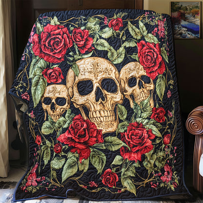 Floral Skull WX2712023CL Quilt