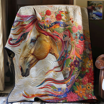 Flower Horse WJ2312015CL Quilt