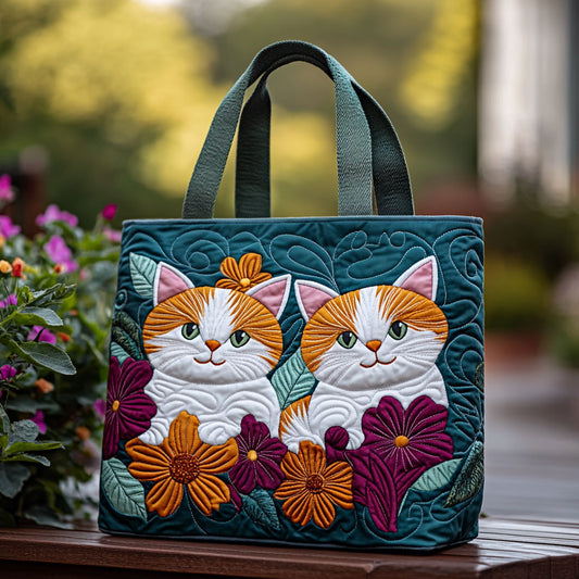 Orange Pair CP0110214CL Quilted Tote Bag
