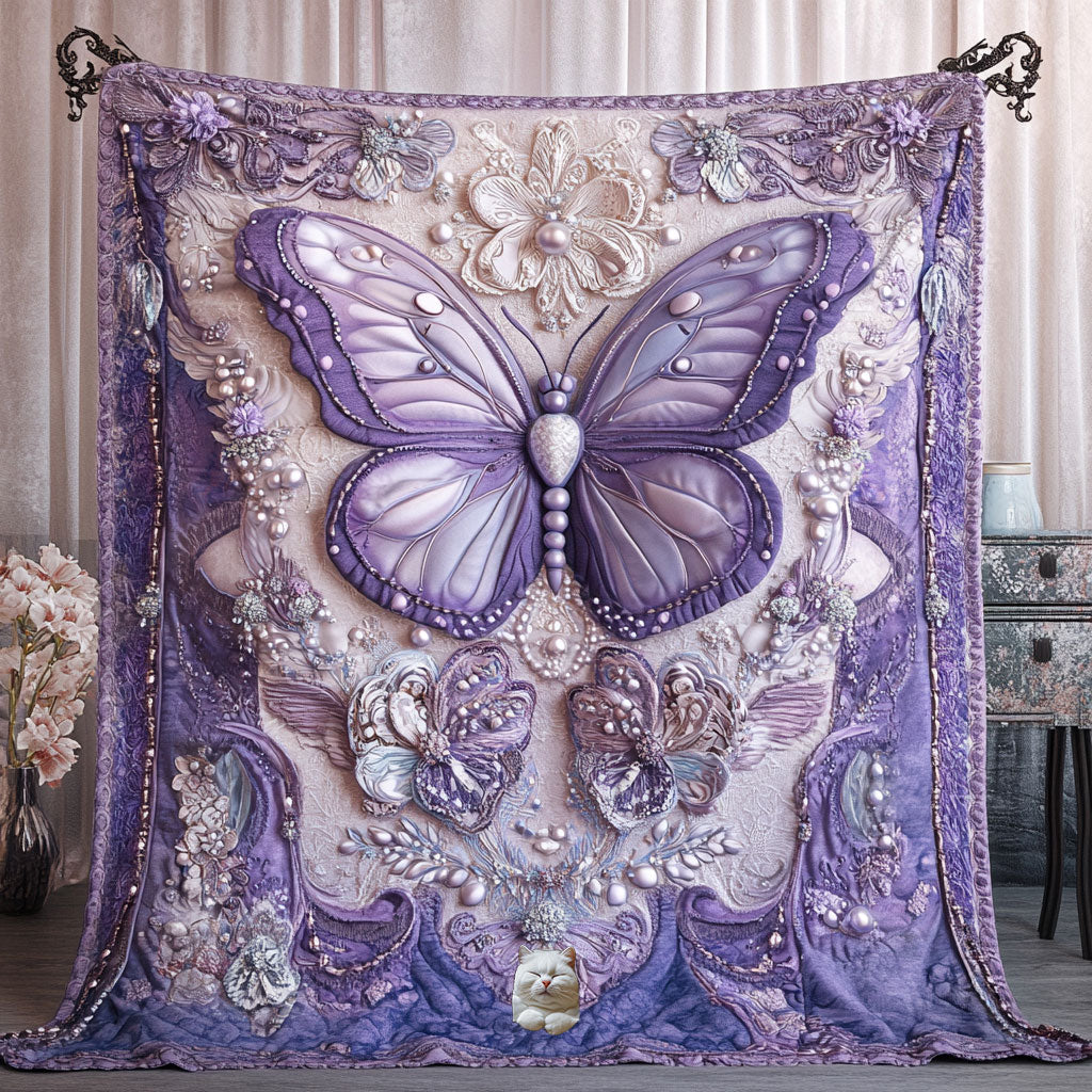 Butterfly Blooming Into You WU2410059CL Quilt