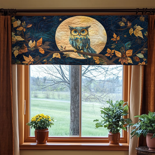 Owl Moon WX1305033CL Quilted Valance