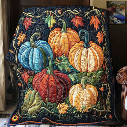 Colorful Pumpkin WY2612007CL Quilt
