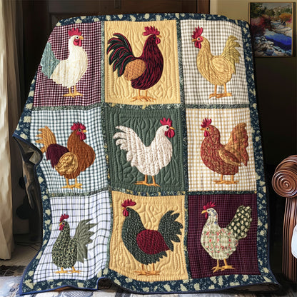 Cluck Cottage YR0801050CL Quilt