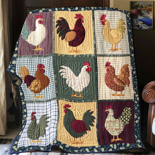 Cluck Cottage YR0801050CL Quilt