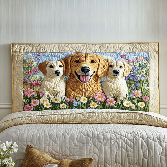 Lovely Dog WN2212013CL Quilted Headboard Slipcover
