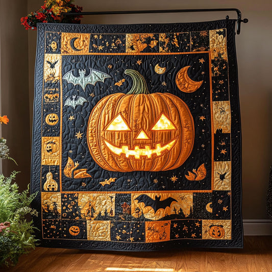Jack O Lantern Night WY2508003CL Quilt