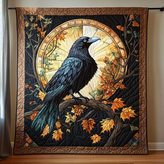 Midnight Autumn Perch WY1408071CL Quilt