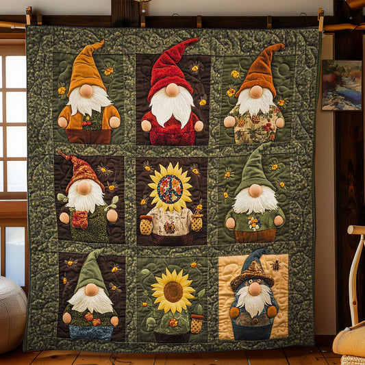 Sunflower Gnome WN1411067CL Quilt