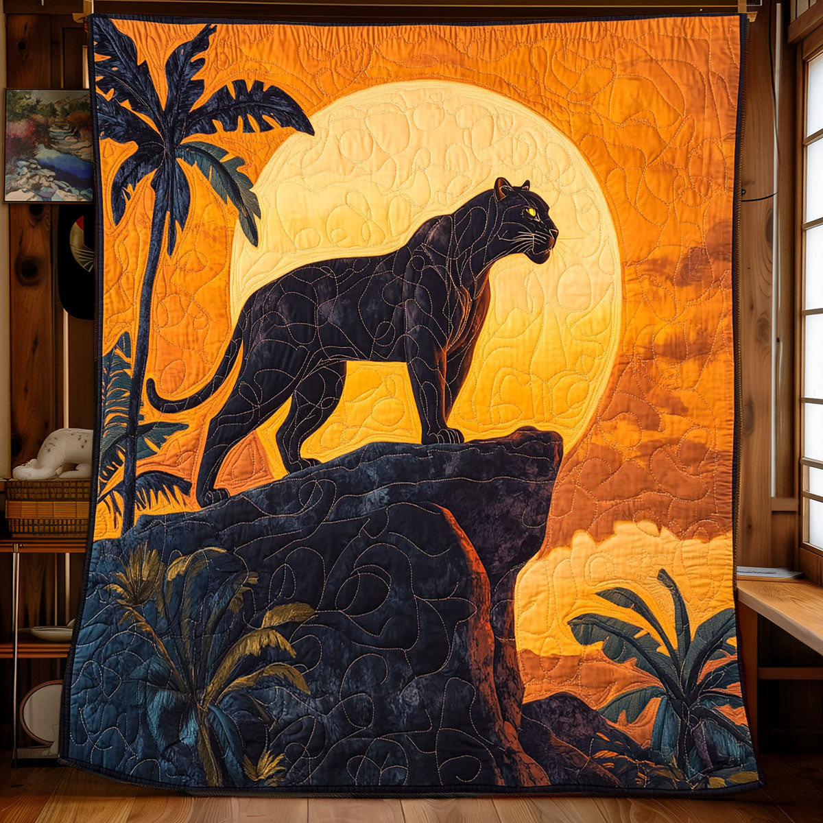 African Black Panther WP1003001CL Quilt