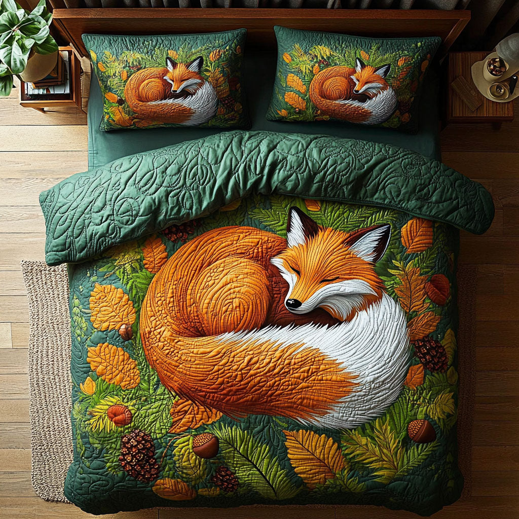 Forest Fox Dreams WX0507014CL Duvet Cover Set