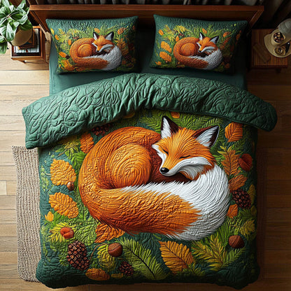 Forest Fox Dreams WX0507014CL Duvet Cover Set