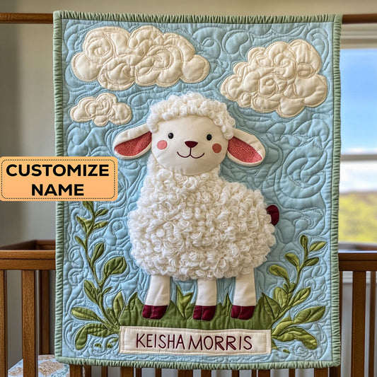 Fluffy Dream CP2607017CL Personalized Baby Quilt
