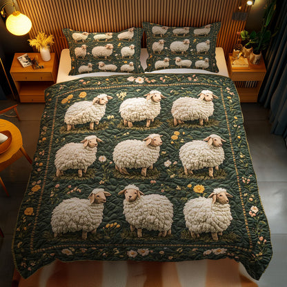 Peaceful Sheep WN2602075CL Duvet Cover Set