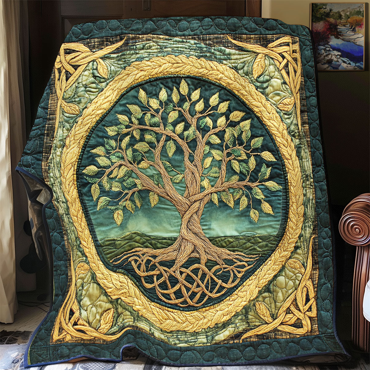 Celtic Tree WX0805011CL Quilt