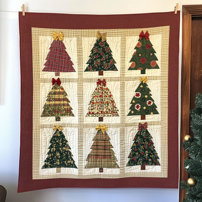 Nine Patch Christmas Tree LT1311004CL Quilt