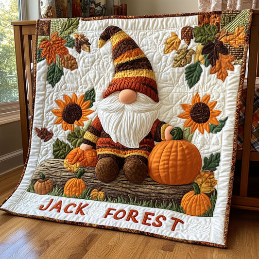 A Fall Tale WJ0108001CL Personalized Baby Quilt