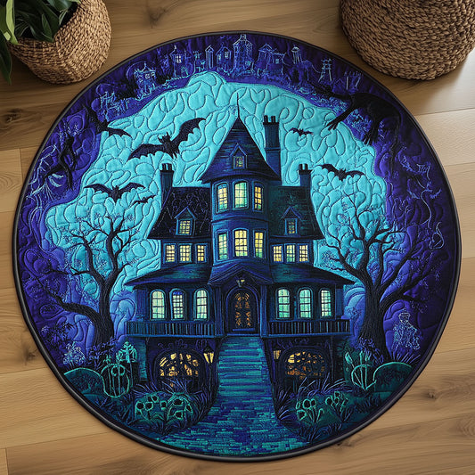 Bloodmoon Hollow WJ0608045CL Quilted Round Mat