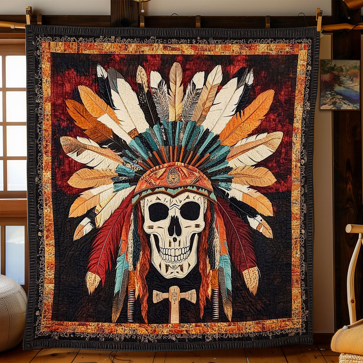 Skull Spirit WN1104037CL Quilt
