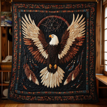 Eagle In Dreamcatcher WY2102028CL Quilt