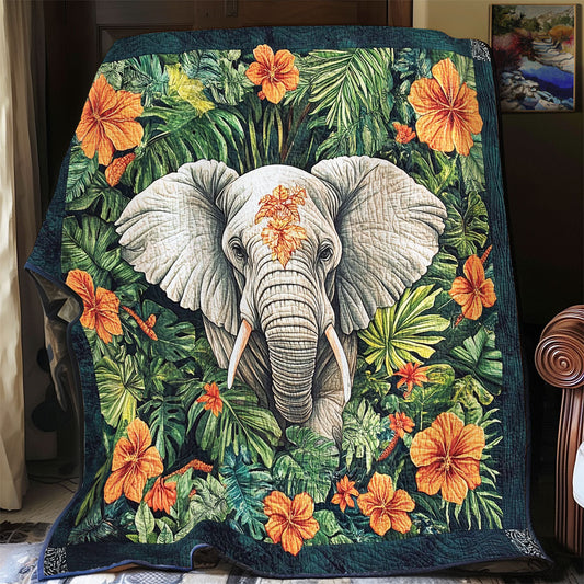 Elephant In Forest WY0301040CL Quilt