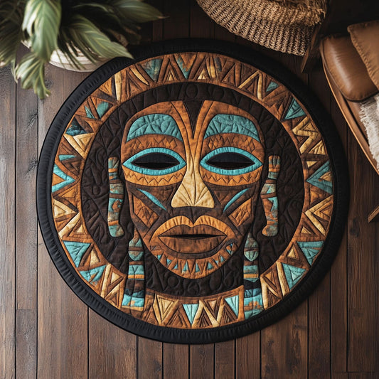 Tribal Africana CM0406030CL Quilted Round Mat