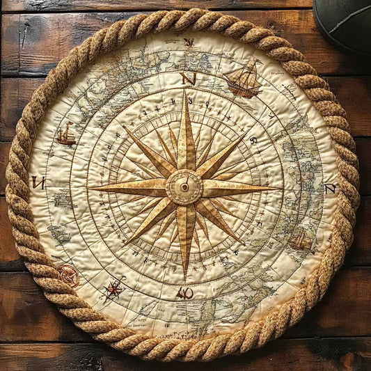 Mini Compass CQ1005005CL Quilted Round Mat