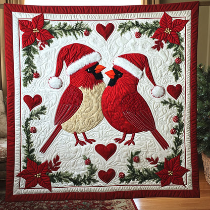 Cardinal Christmas Romance LT2911007CL Quilt
