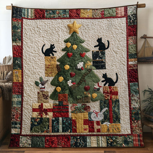 Black Cat Merry Moments WN0711009CL Quilt