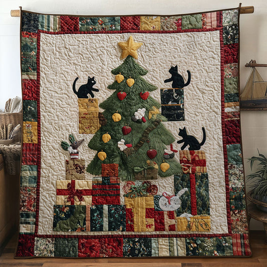 Black Cat Merry Moments WN0711009CL Quilt