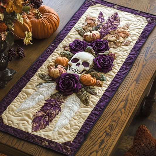 Harvest Of Shadows CP1305016CL Quilted Table Runner