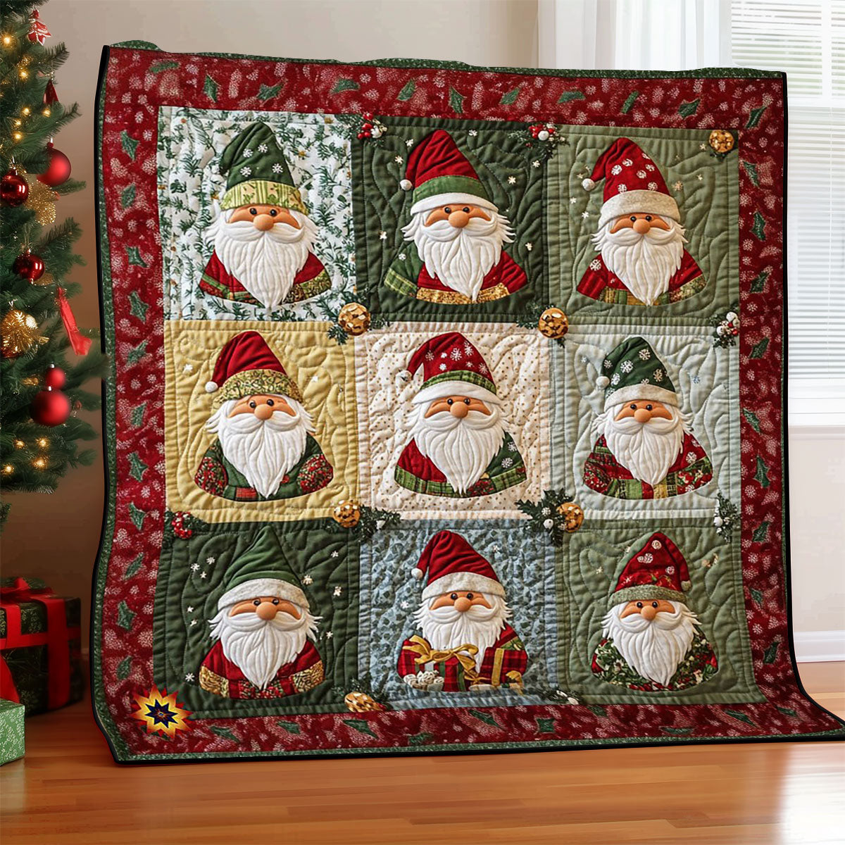 Christmas Gnome WJ2112009CL Quilt