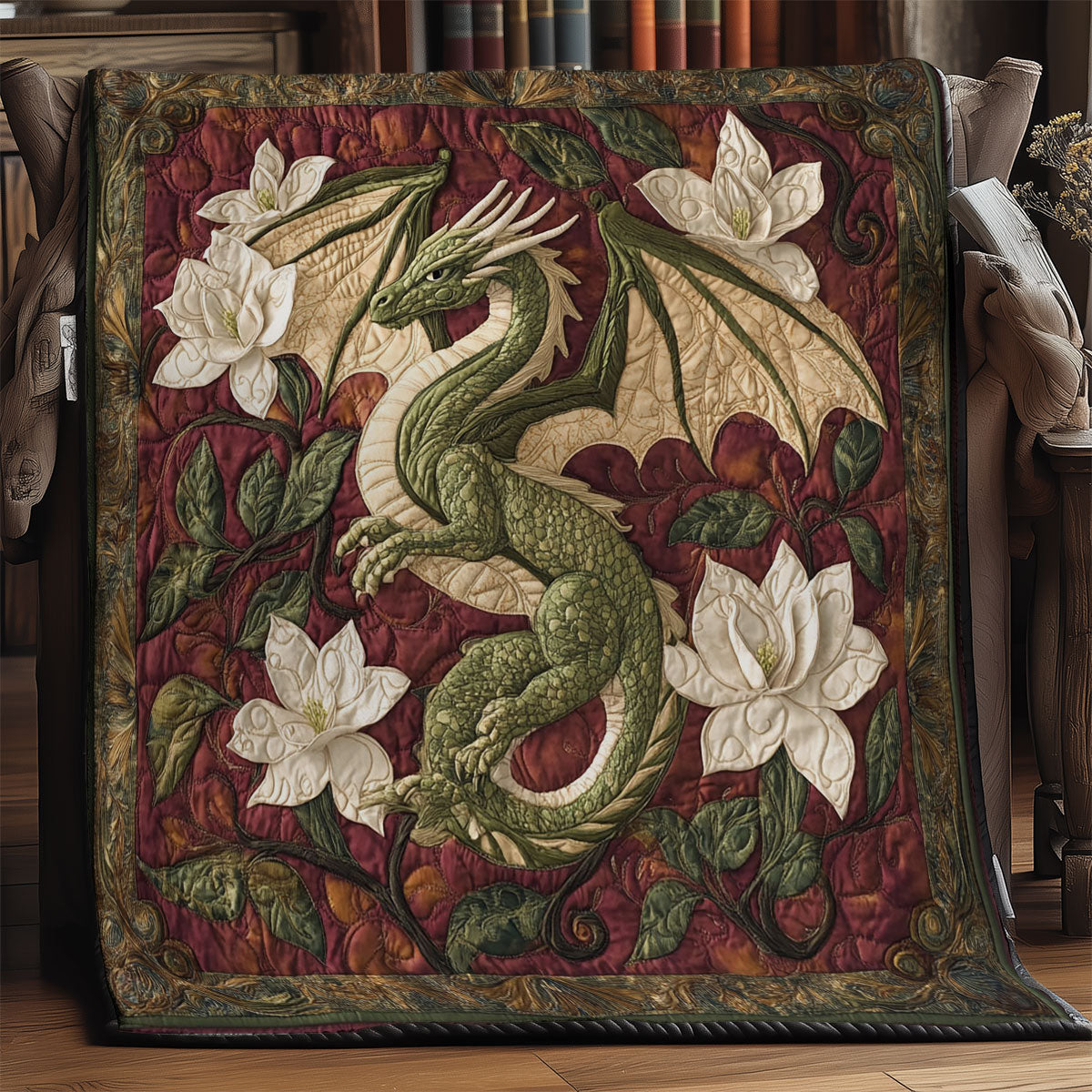Magnolia Flame WY1104040CL Quilt