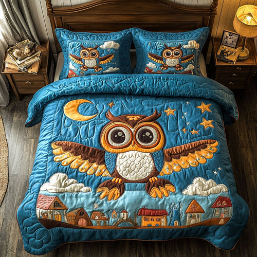 Night Owl Adventure WJ1501032CL Duvet Cover Set