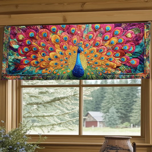 Peacock WJ0605014CL Quilted Valance