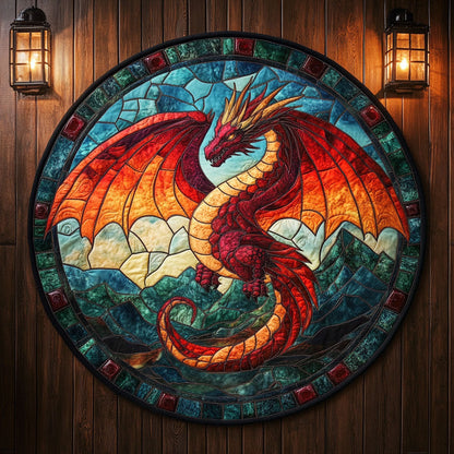 Red Dragon WX2105033CL Quilted Round Mat