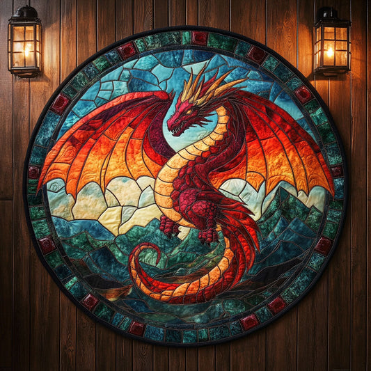 Red Dragon WX2105033CL Quilted Round Mat