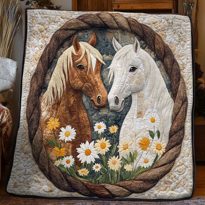 Couple Horse WX3105014CL Quilt