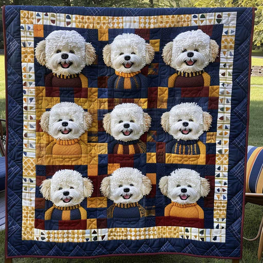 Golden Autumn Bichon WN1703110CL Quilt