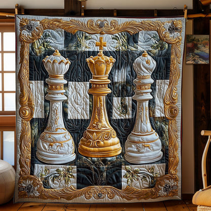 Royal Chess Pieces WY2201081CL Quilt