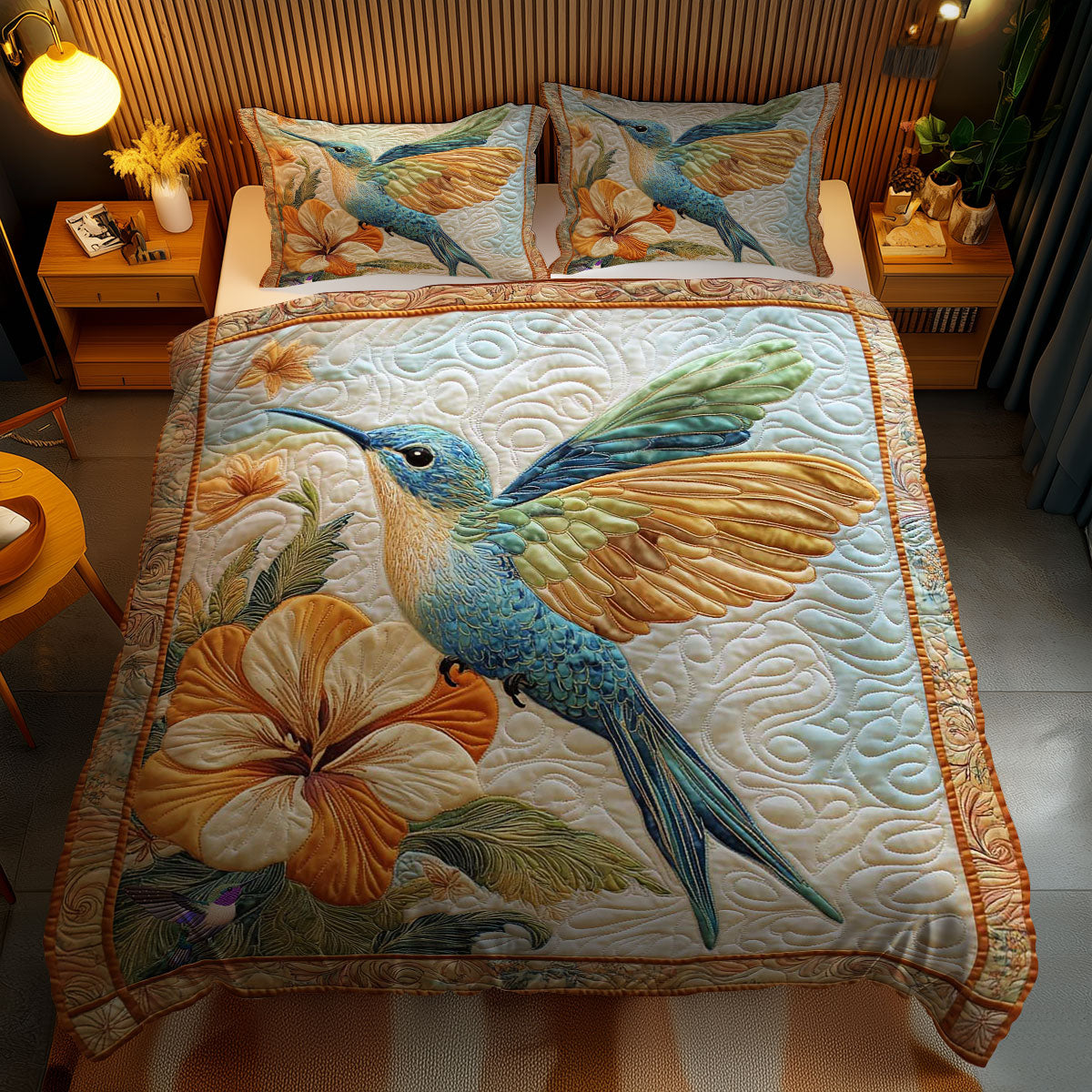 Hummingbird Blossom WN2412042CL Duvet Cover Set