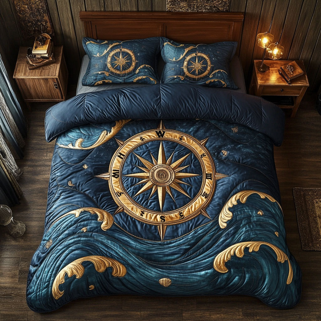 Nautical Compass CM1004006CL Duvet Cover Set